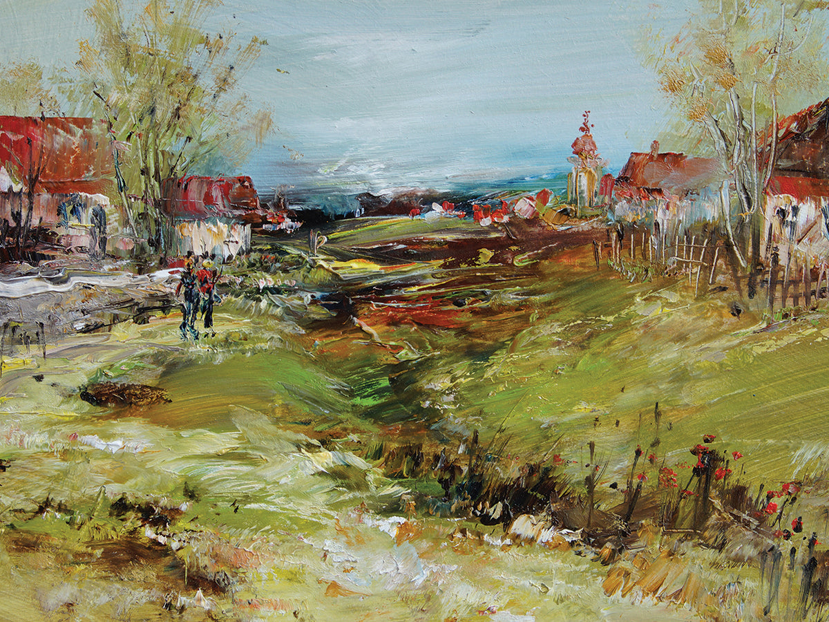 Walking to the Village Church