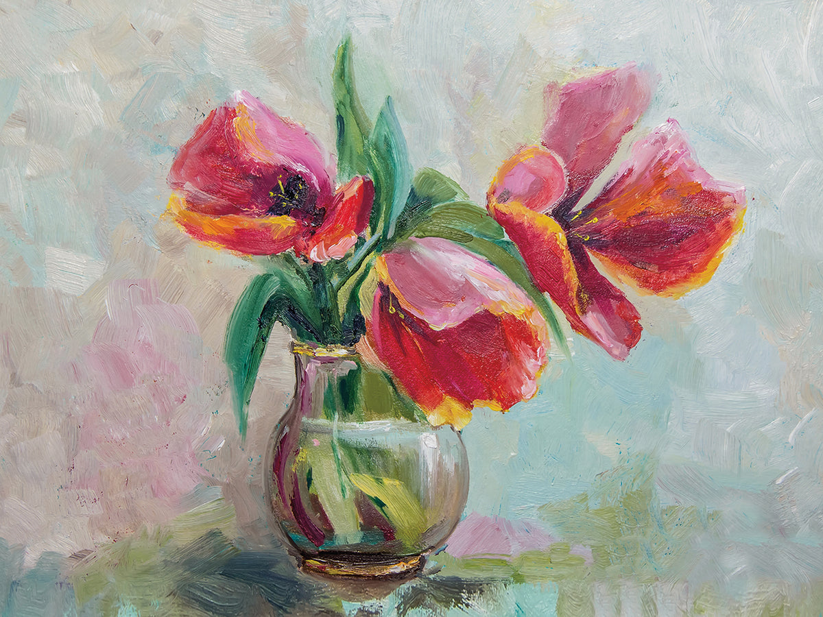 Three Friends Tulips