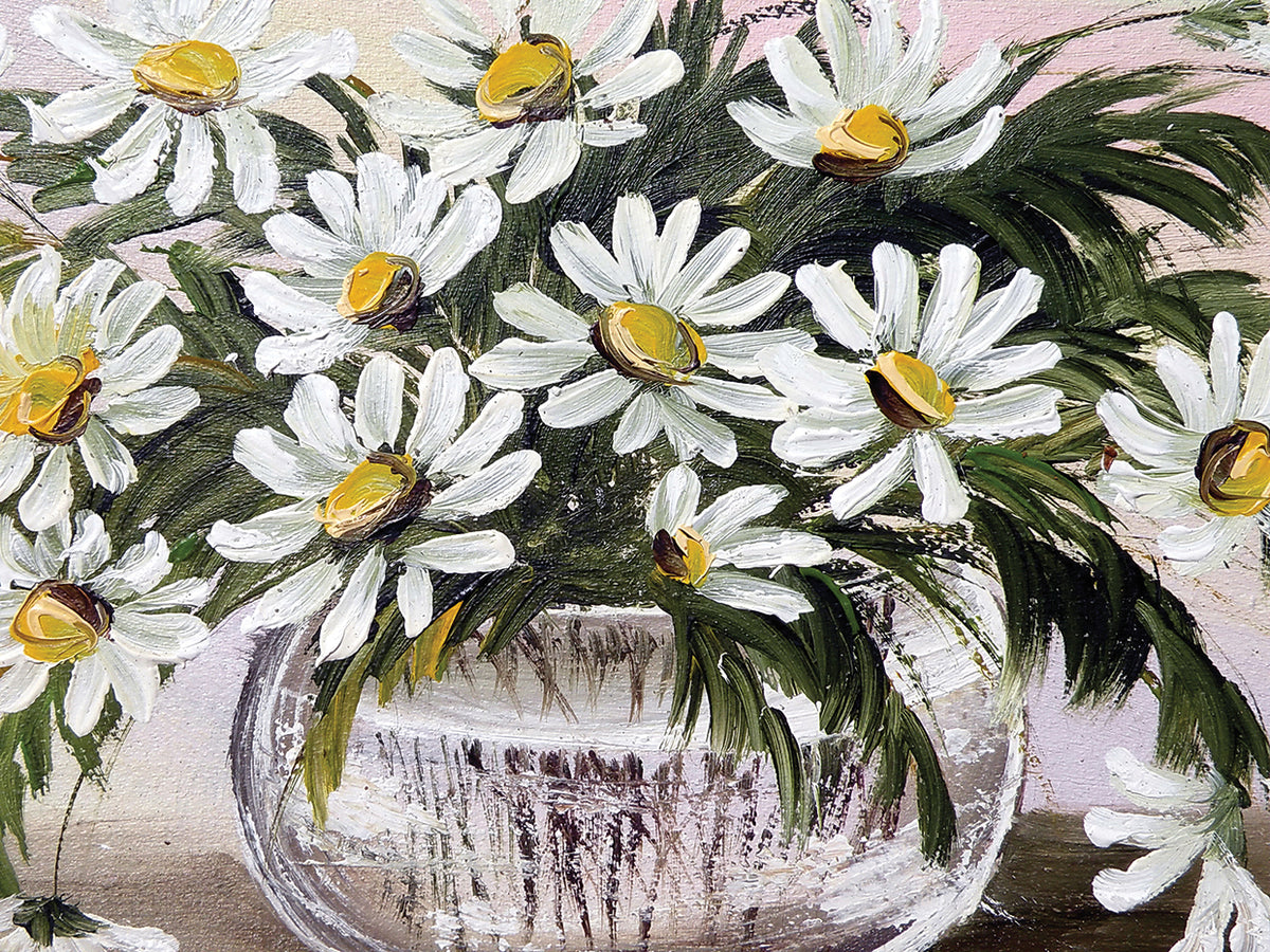 Daisies in Dazzling Crystal