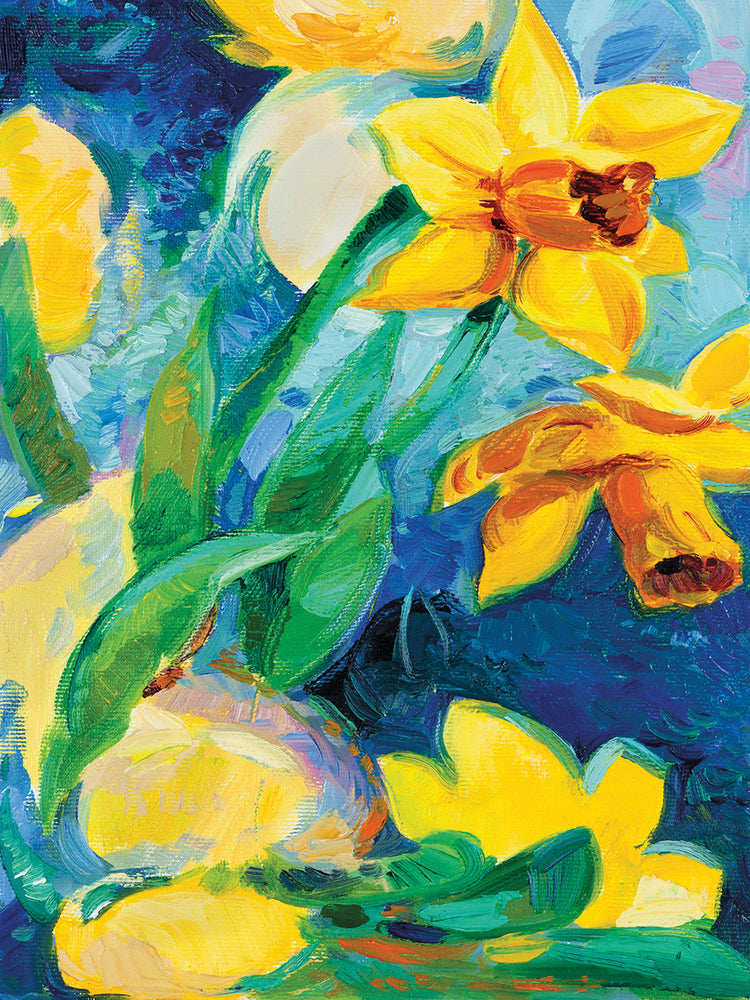 Narcisos junto al océano Lienzo