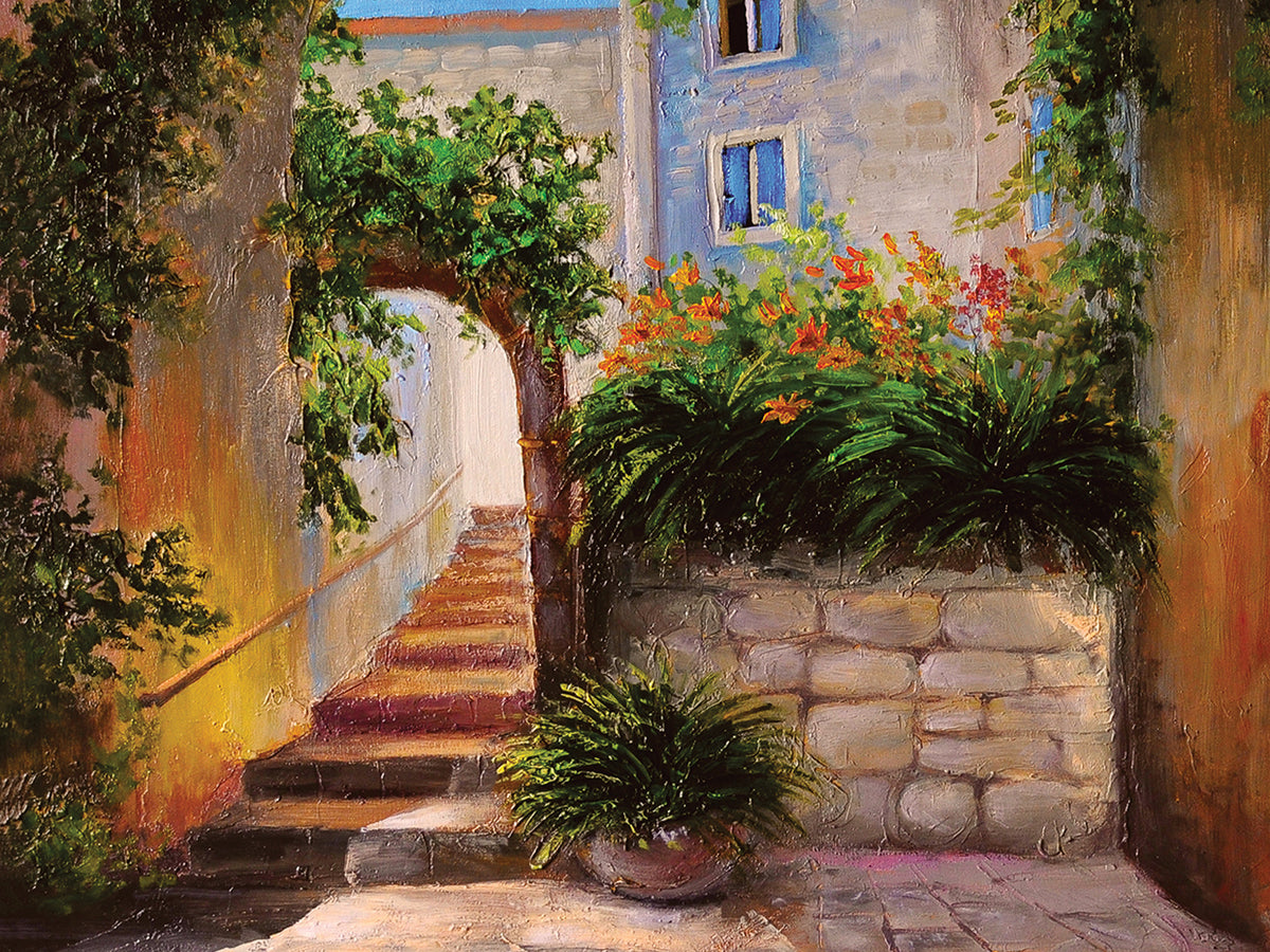 Sunlit Garden Archway