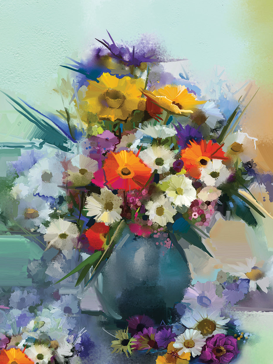 Girasoles y Best Bloom Friends Canvas Art