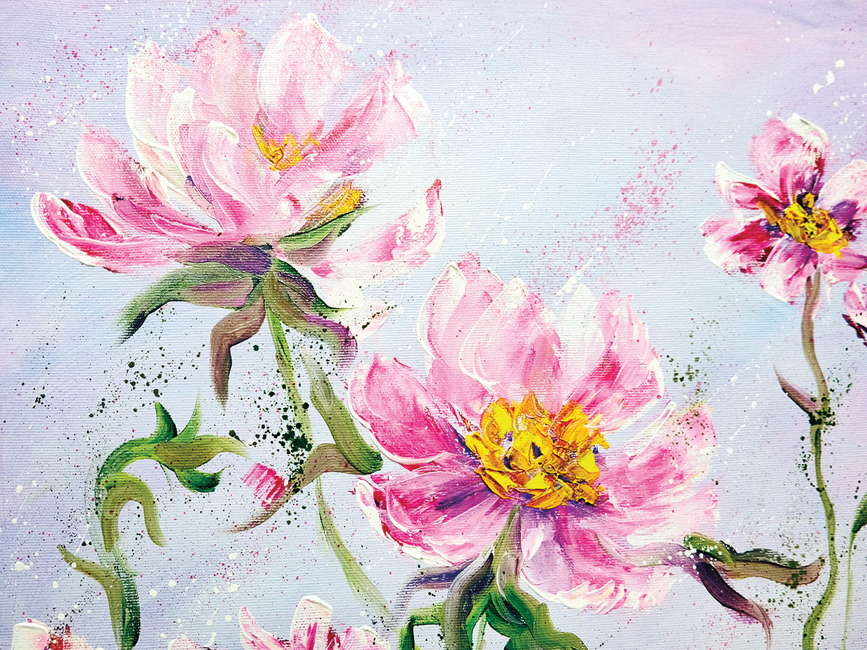 Modern Dance Pink Petals