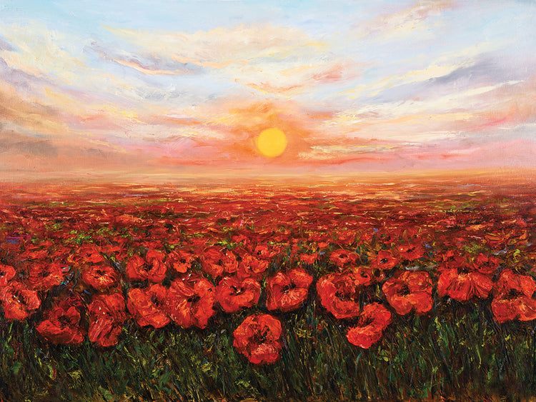 Poppies Led Us to the Sunset