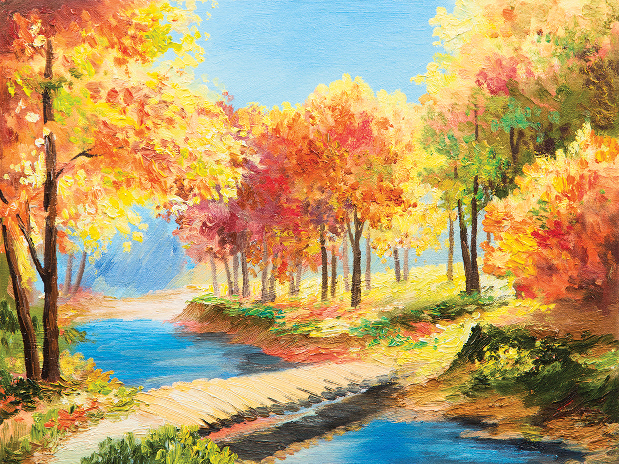 Path Between the Autumn Beauty