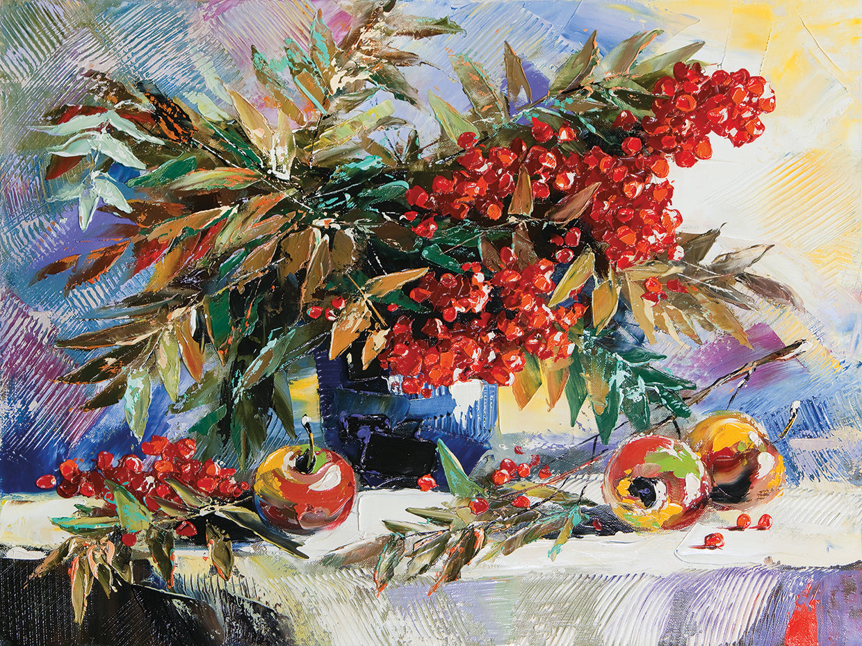 Mountain Ash Berries and Apples