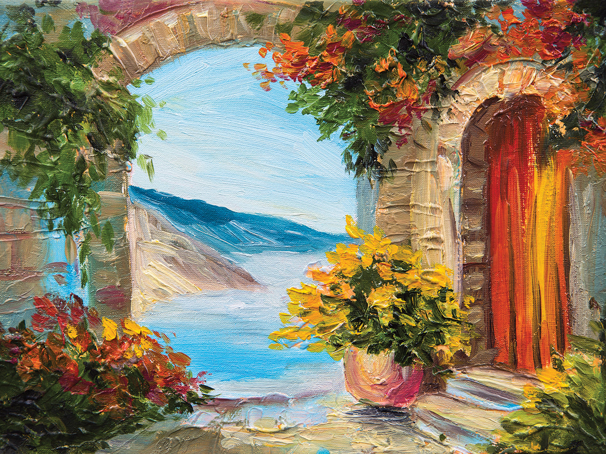 The Beach is Through the Arch