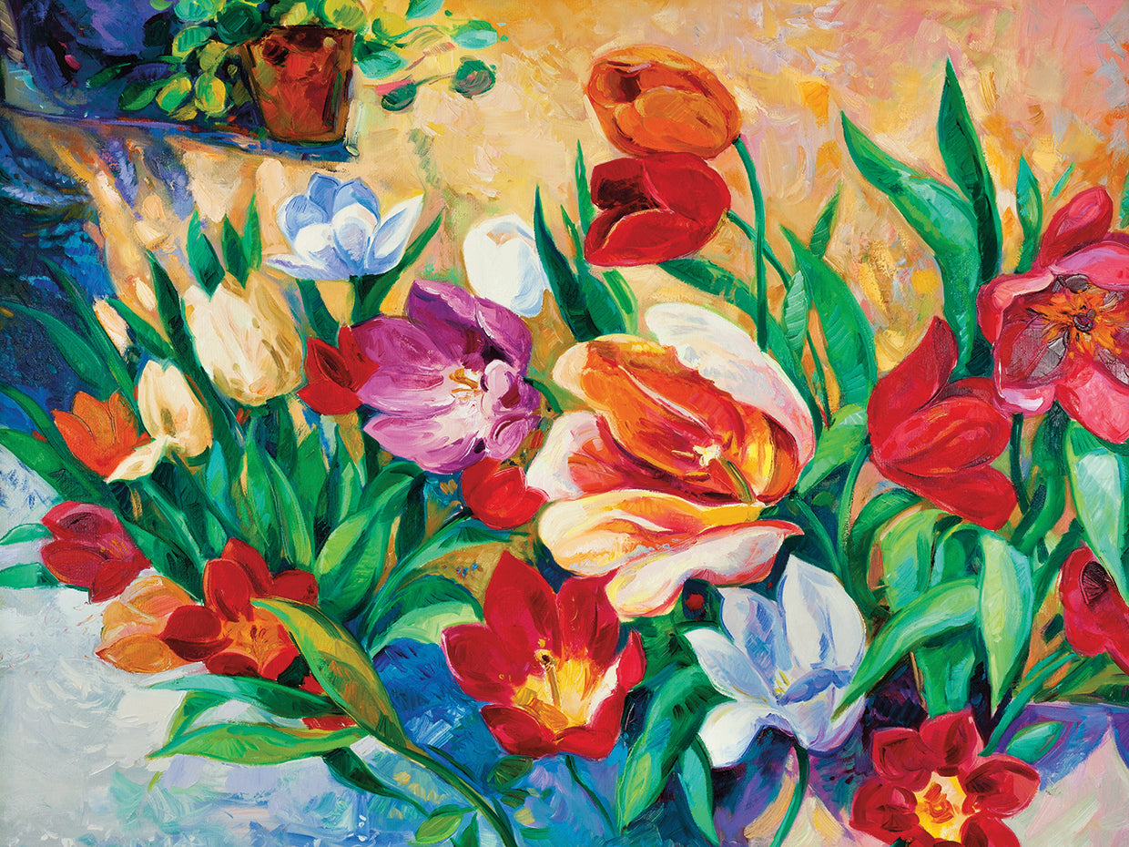 Joyful Color Dancing Tulips