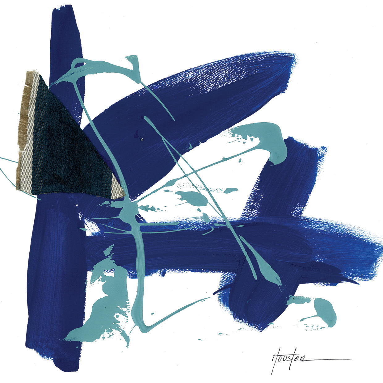 Baby Blues- highest quality handcrafted wall art work on large canvas & framed canvas prints by Dan Houston 