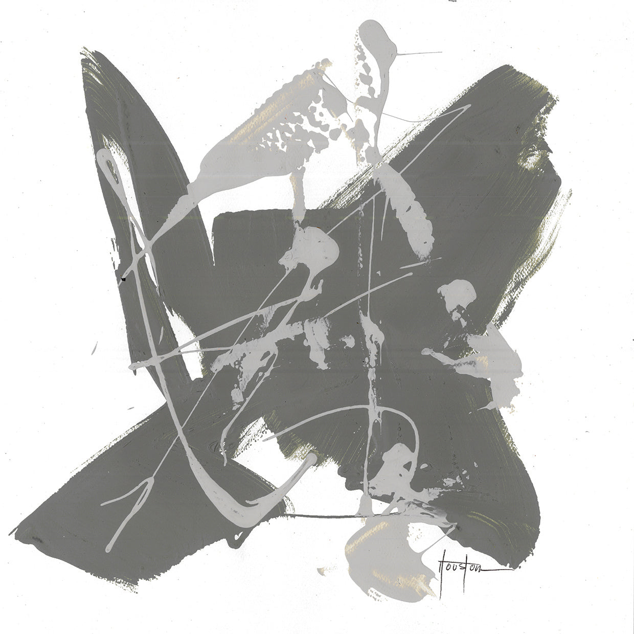 Shades of Gray 1 - highest quality handcrafted wall art work on large canvas & framed canvas prints by Dan Houston 