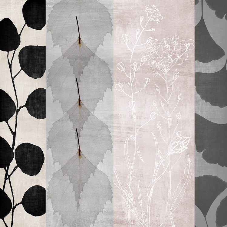 Botanical Blush - highest quality handcrafted wall art work on large canvas & framed canvas prints by Nikki Chu 