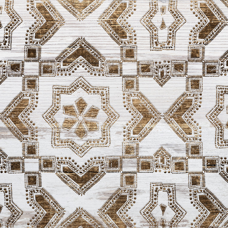 Wood Tile African 2 - highest quality handcrafted wall art work on large canvas & framed canvas prints by Nikki Chu 