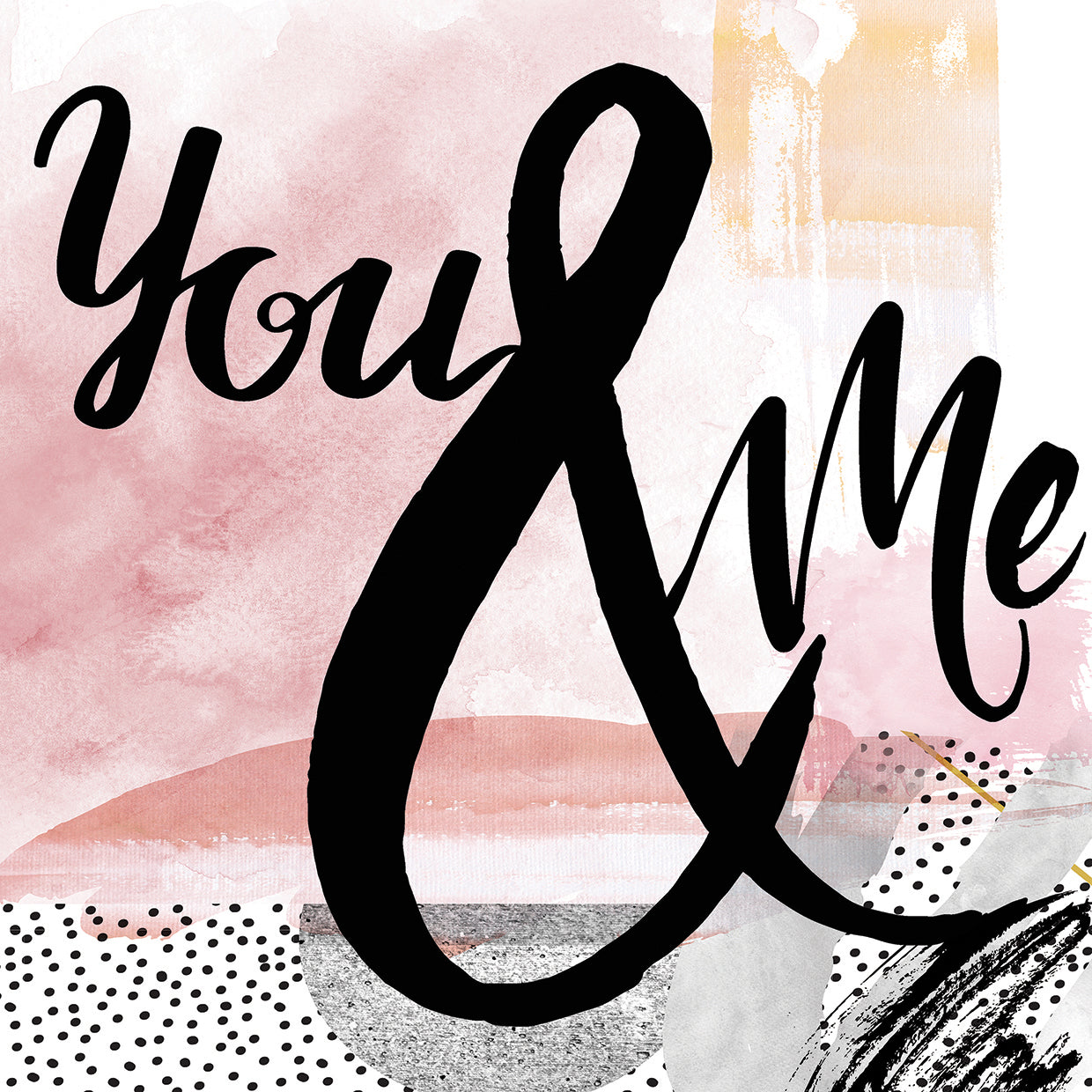 You Me - highest quality handcrafted wall art work on large canvas & framed canvas prints by Nikki Chu 