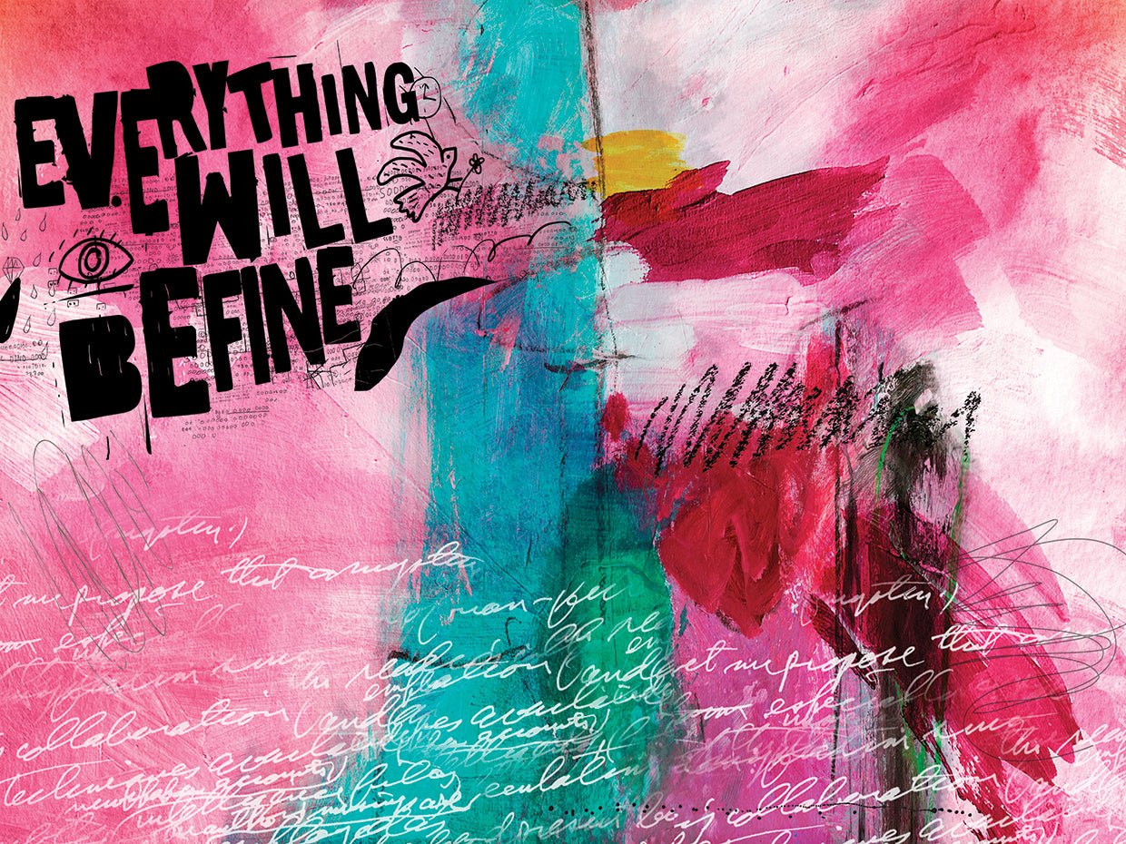 Just Fine - highest quality handcrafted wall art work on large canvas & framed canvas prints by Nikki Chu 