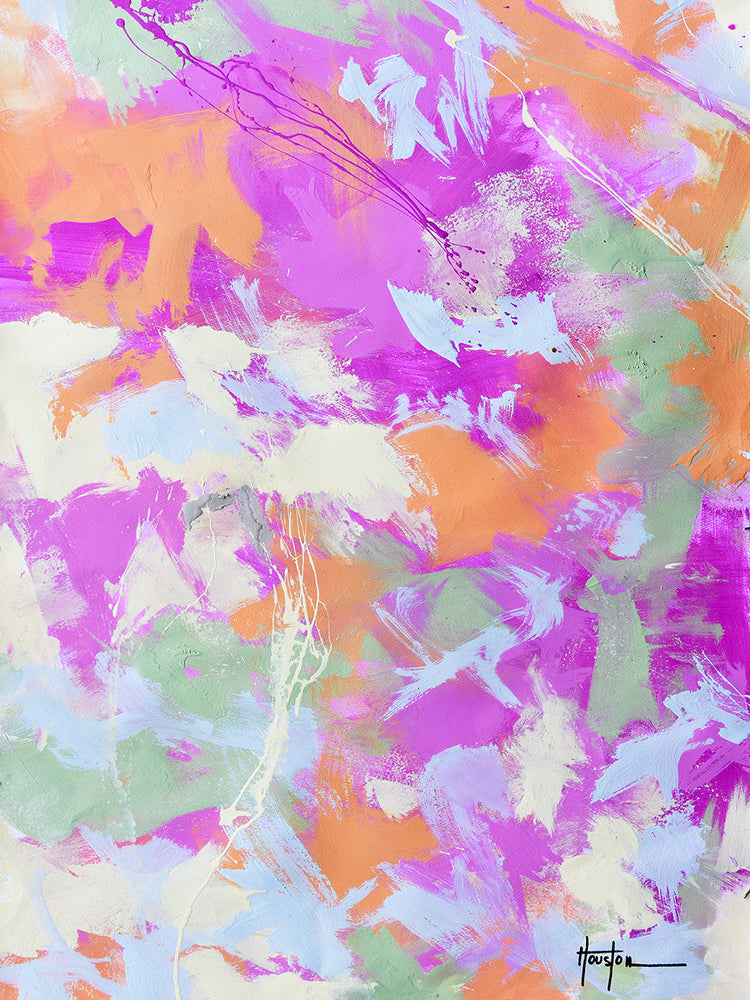 Flavors of Sherbet handcrafted art work on canvas or framed canvas prints by Dan Houston 