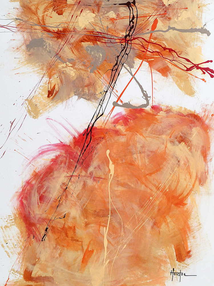 Galaxy Mars handcrafted art work on canvas or framed canvas prints by Dan Houston 