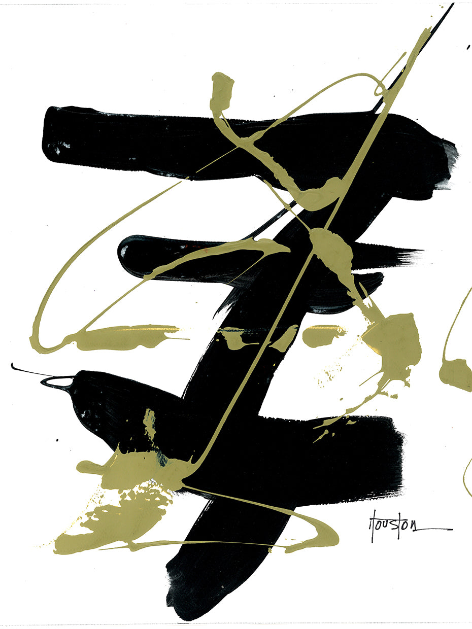 Luxe Additions Gold handcrafted art work on canvas or framed canvas prints by Dan Houston 