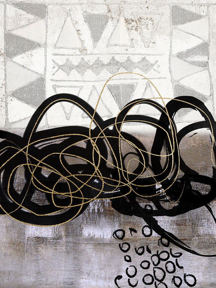 Knotted handcrafted art work on canvas or framed canvas prints by Nikki Chu 