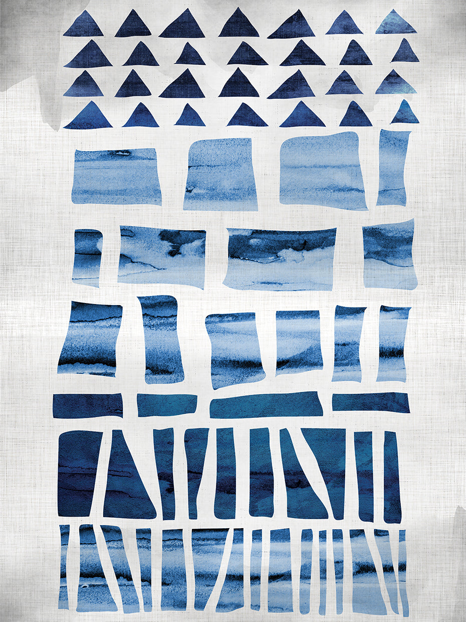 New Tribal Abstract handcrafted art work on canvas or framed canvas prints by Nikki Chu 