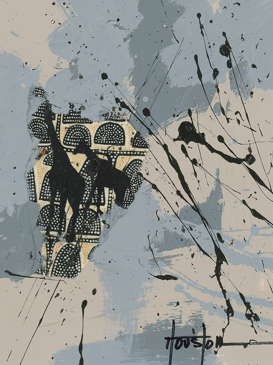 Safari Into Gabon 2 handcrafted art work on canvas or framed canvas prints by Dan Houston 