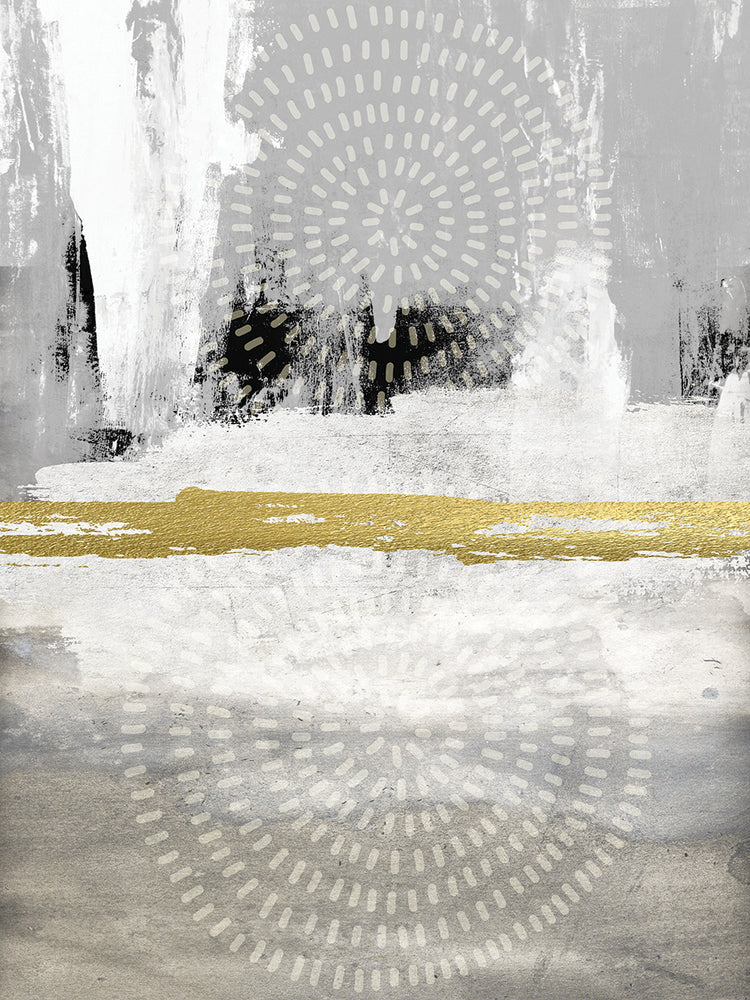 Grey & White Abstract handcrafted art work on canvas or framed canvas prints by Nikki Chu 