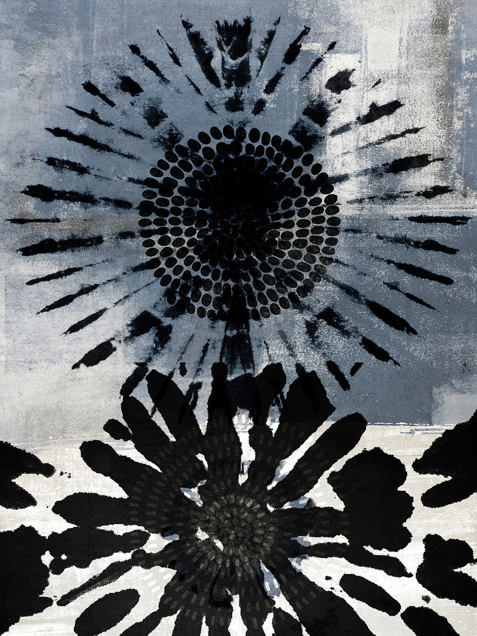 Tribal Flower Blue