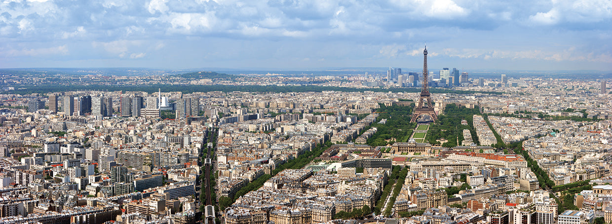 Cuadro en lienzo Vista de París desde la torre