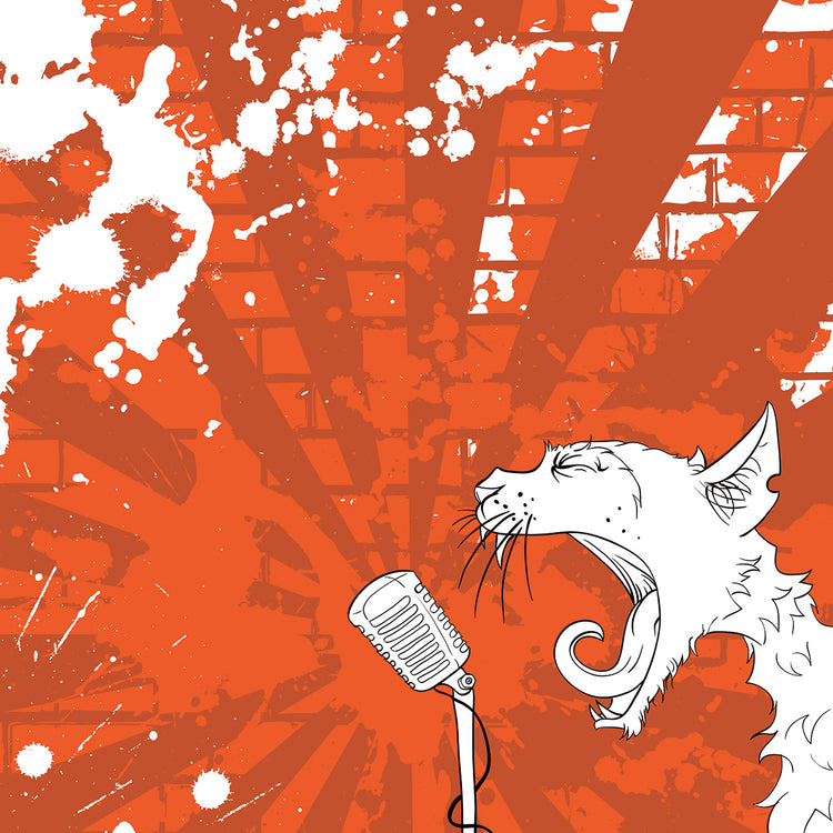 Alley Cat canta el arte de la lona del blues