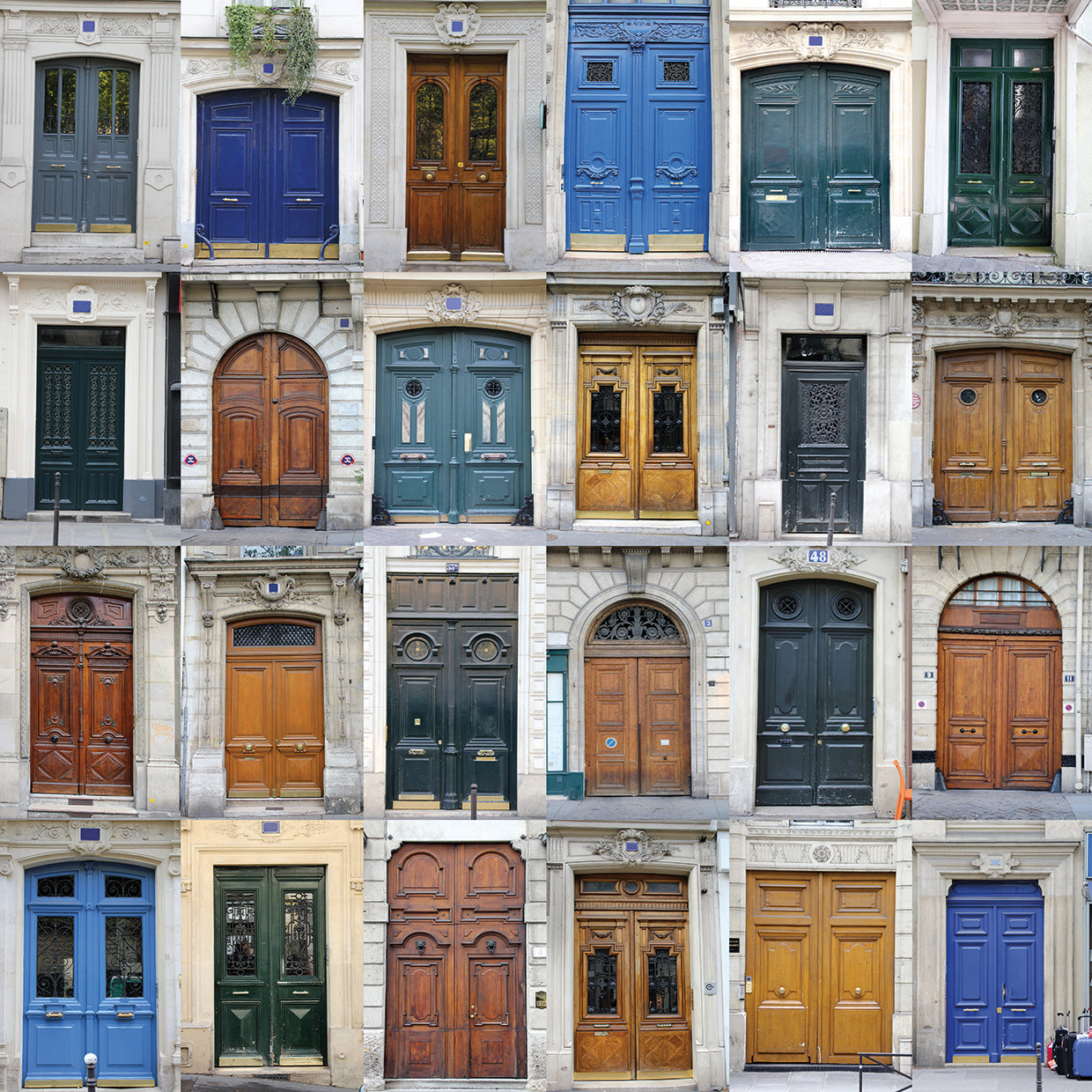 Cuadro de puerta en puerta en París