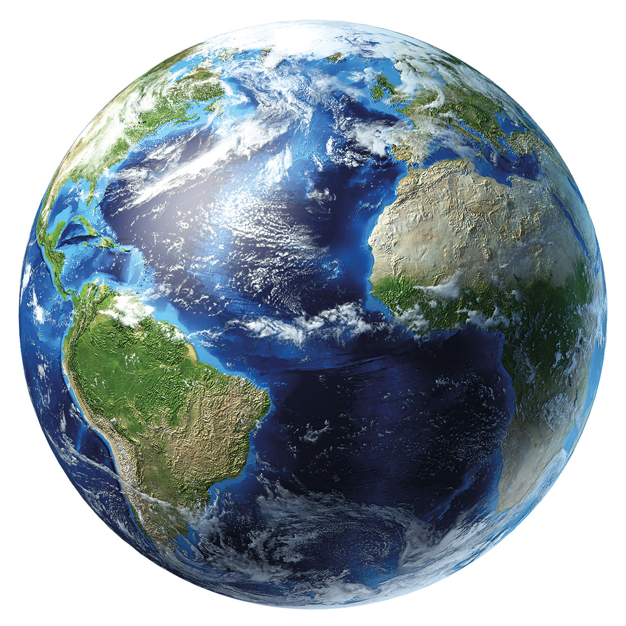 3D Big Blue Earth