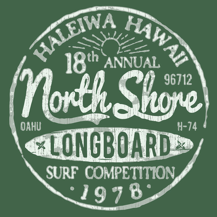 Arte de la lona del concurso de surf de la costa norte