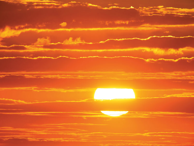 Dipped in Orange Sunset