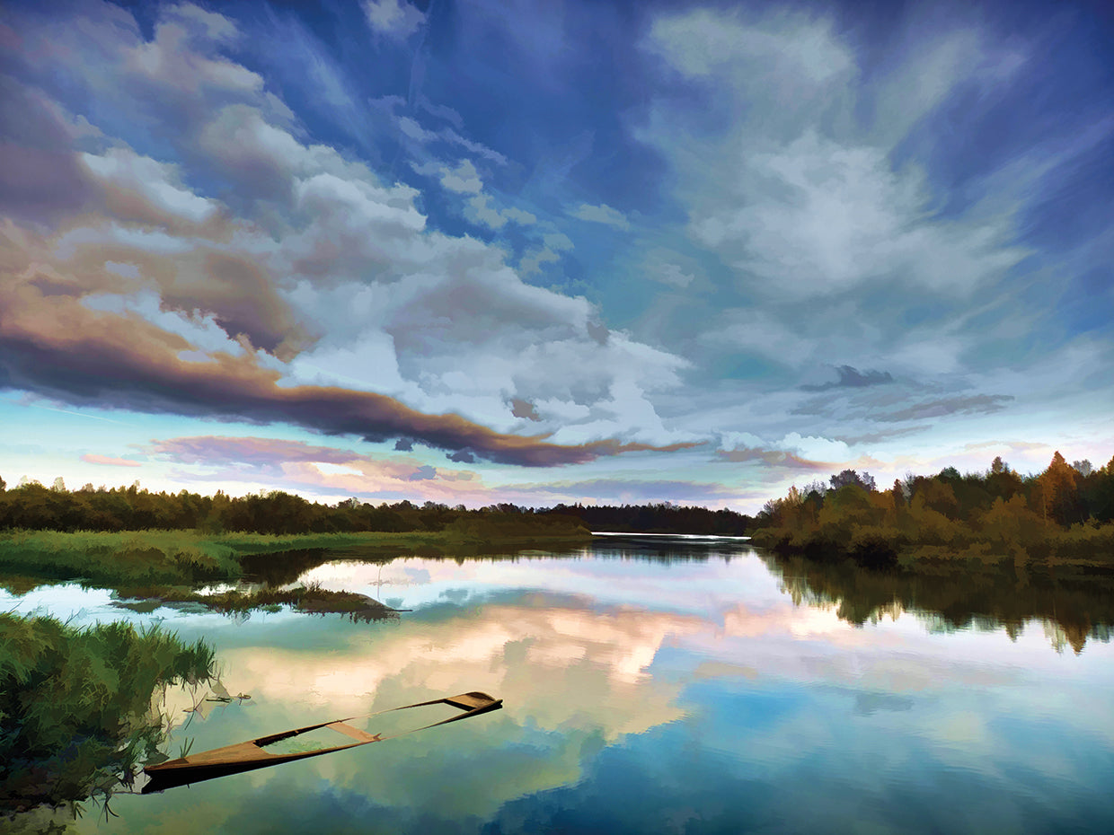 Summer Reflections River