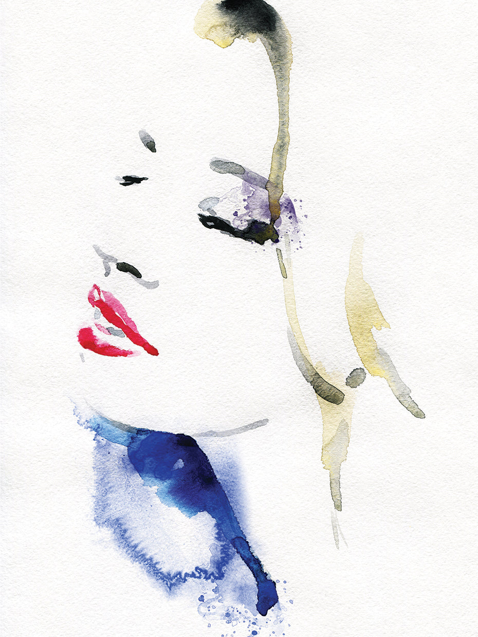 Arte de la lona del retrato de Kiss Me Quick