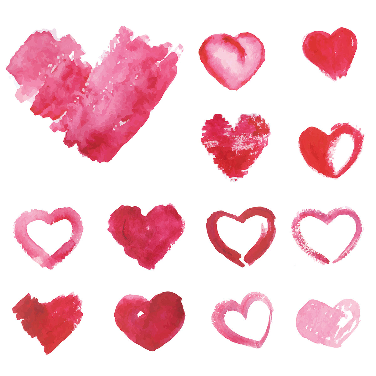Painted with Love Hearts