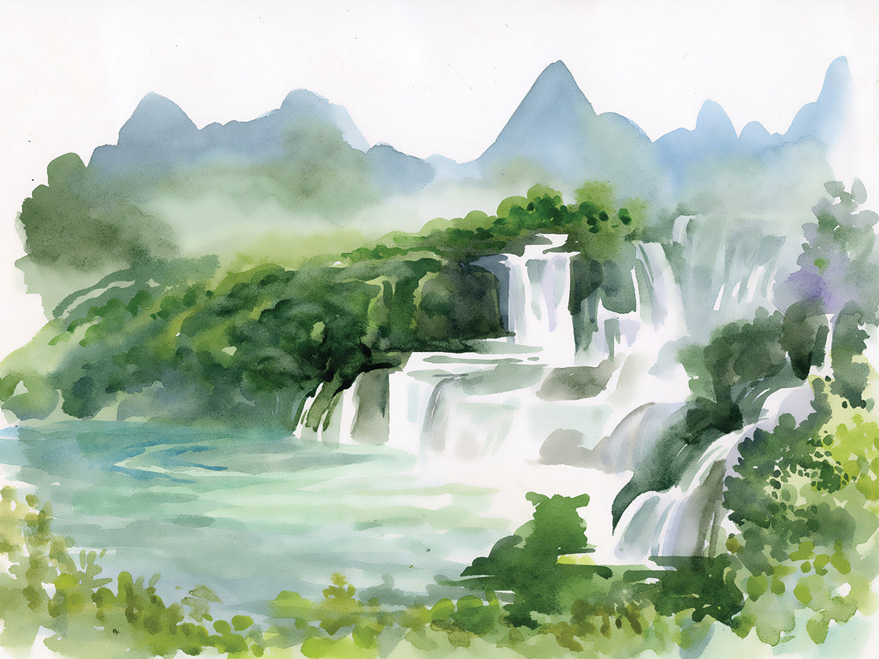 Cool Waterfall Summer Splash