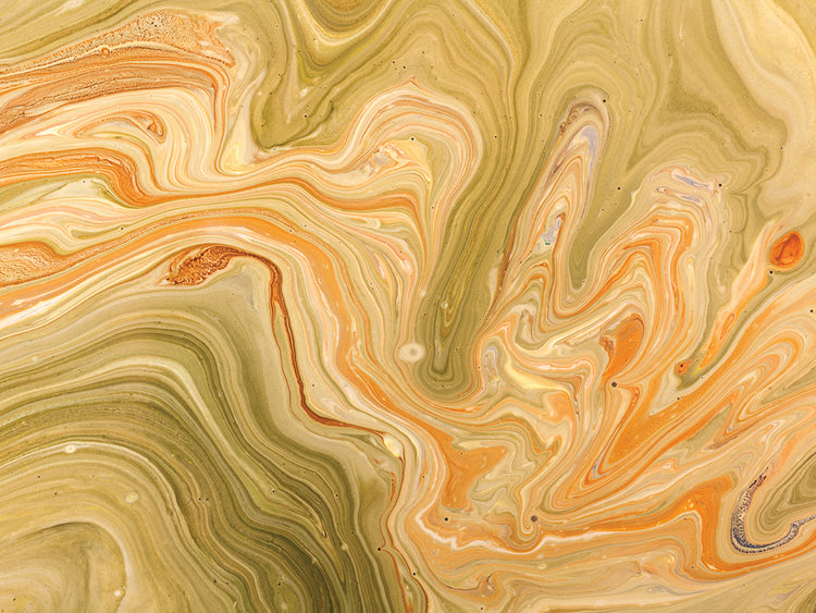 Gold and Amber Marble Pattern