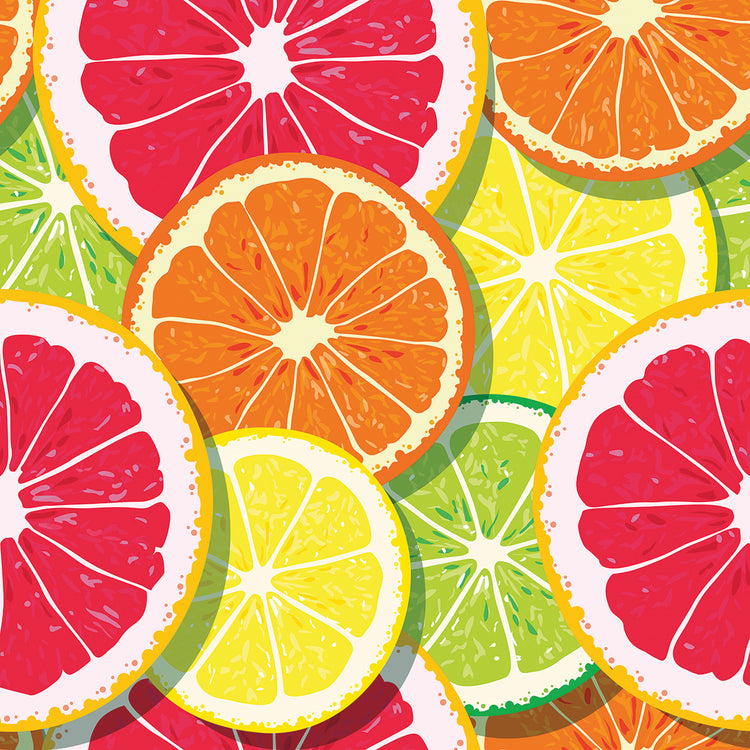 Juicy Citrus Color Wheels