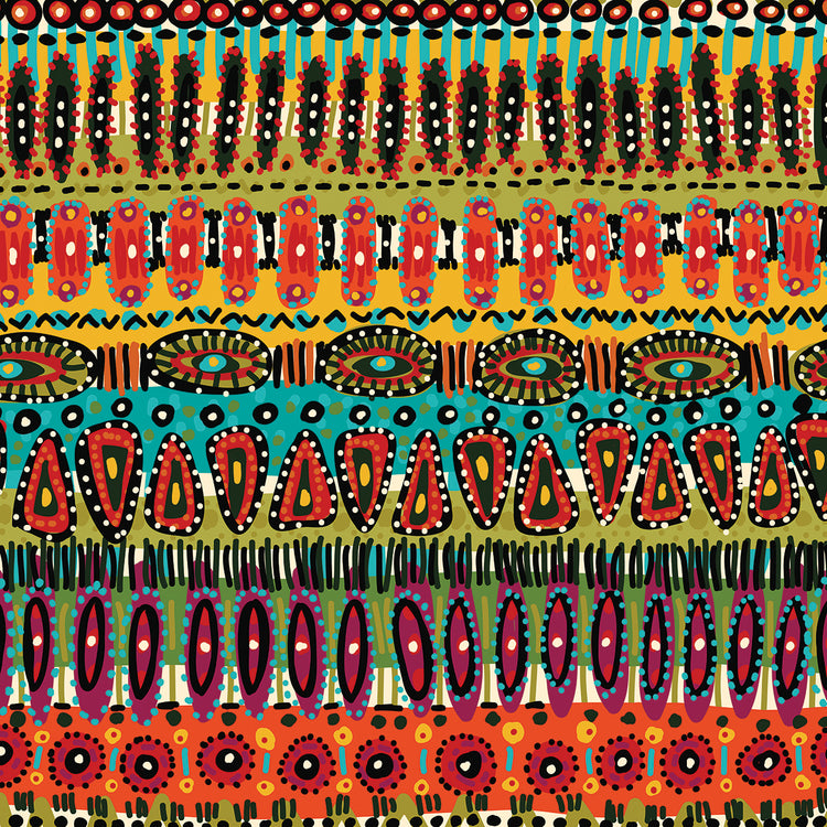 Exotic Dots Tribal Pattern