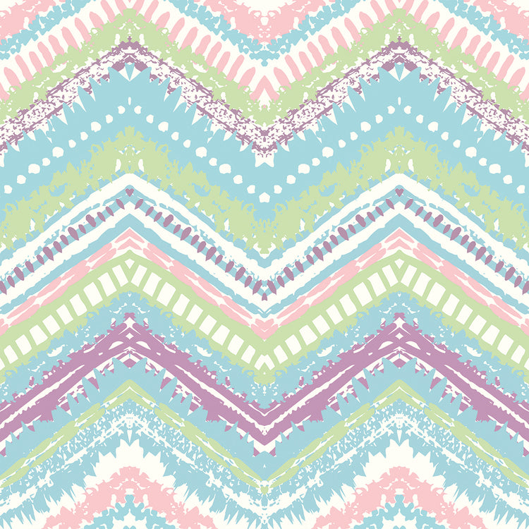 Pale Candies Zig Zag Patrón Lienzo Arte