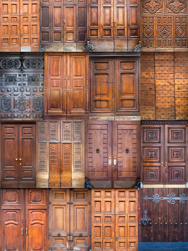 Carved Patina Italian Doors