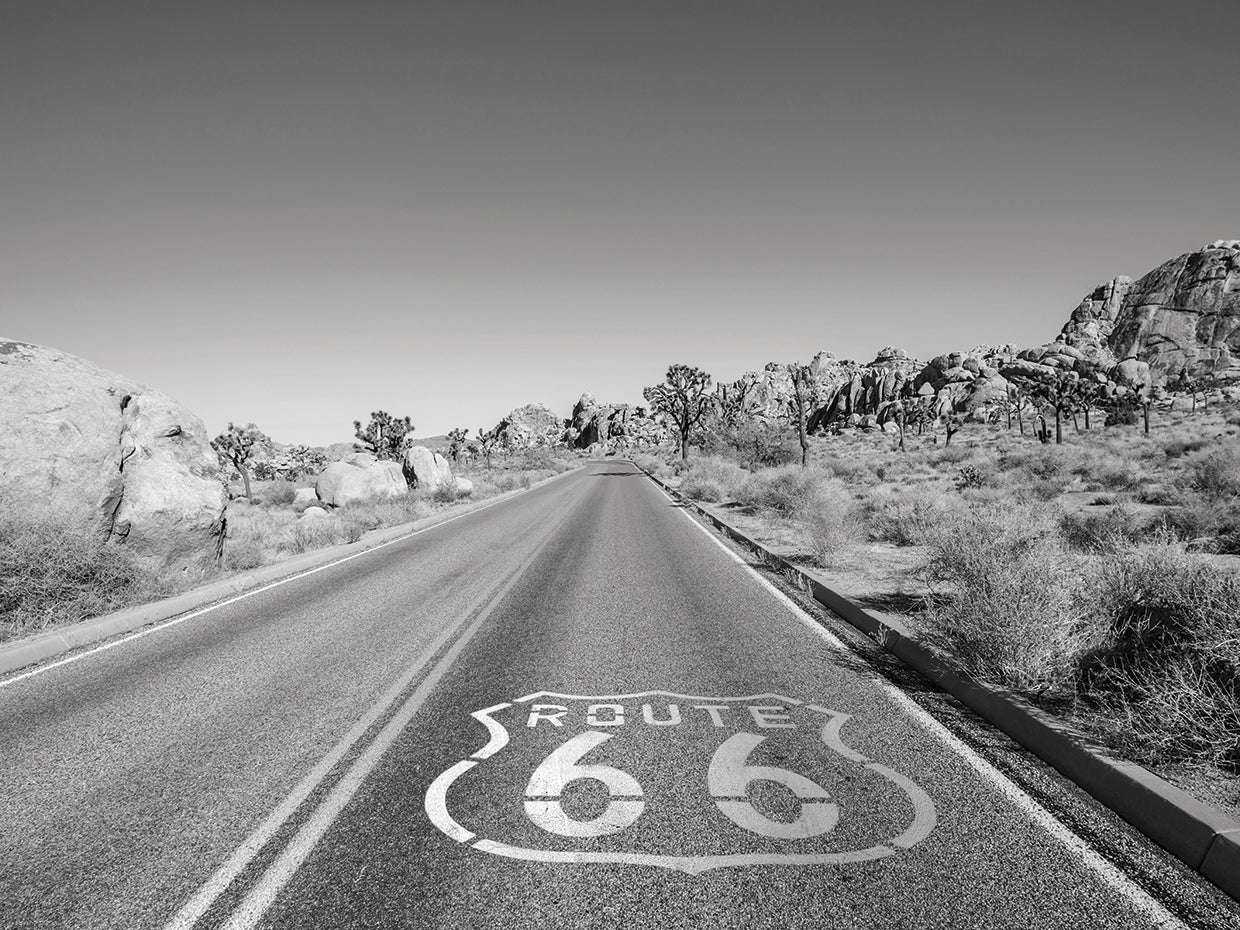 Route 66 Enters Joshua Tree