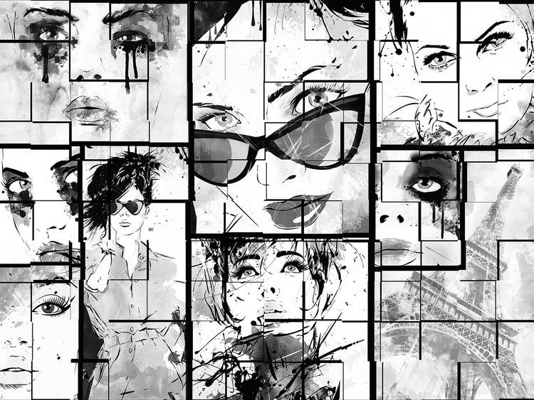 Face to Face Portrait Collage