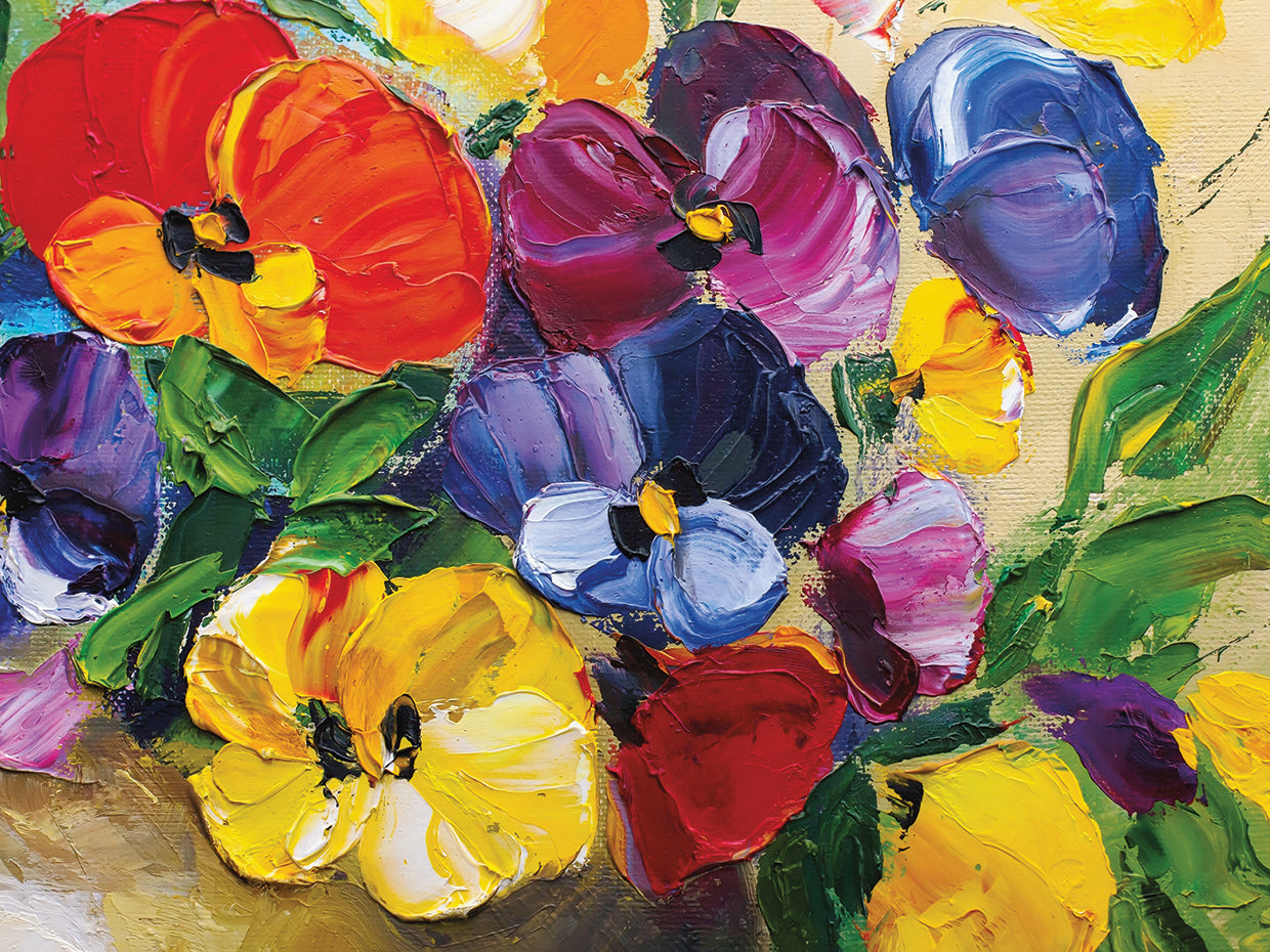 Buttery Colors Pansies