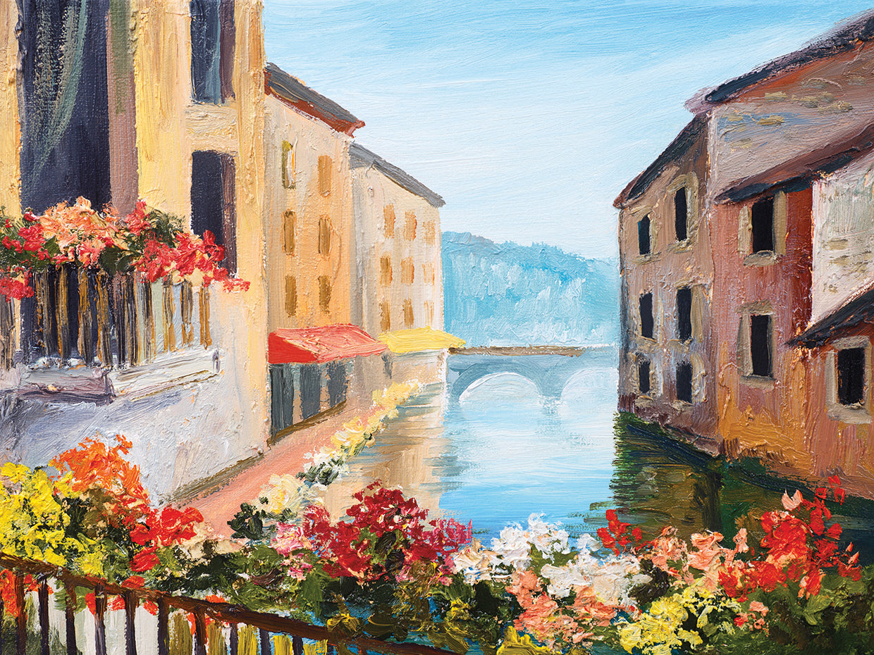 Colorful Venice Summer Canal