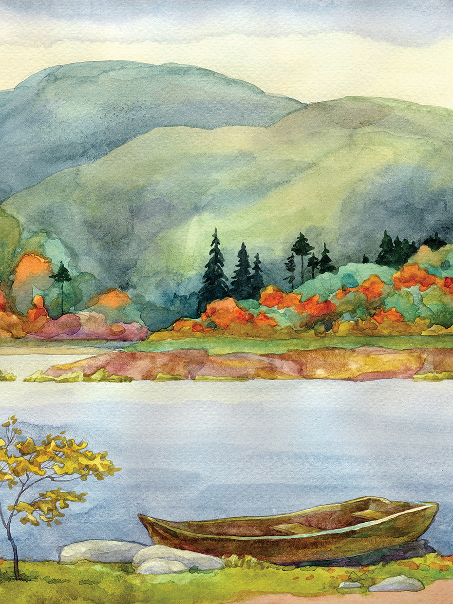 Boating on Golden Aspen Pond