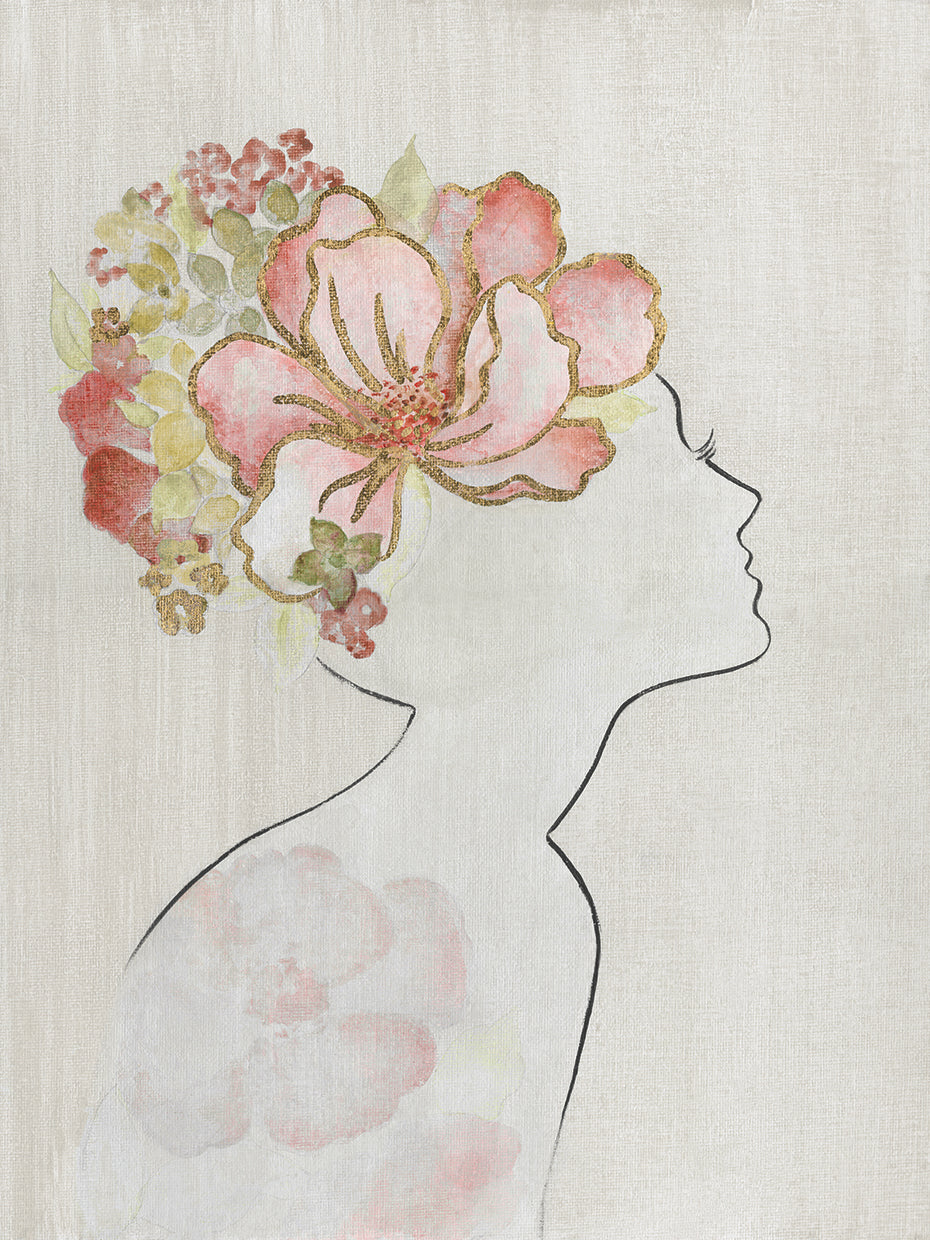 Fashion Floral Silhouette I