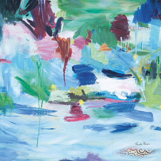 Lake Abstract Canvas Print