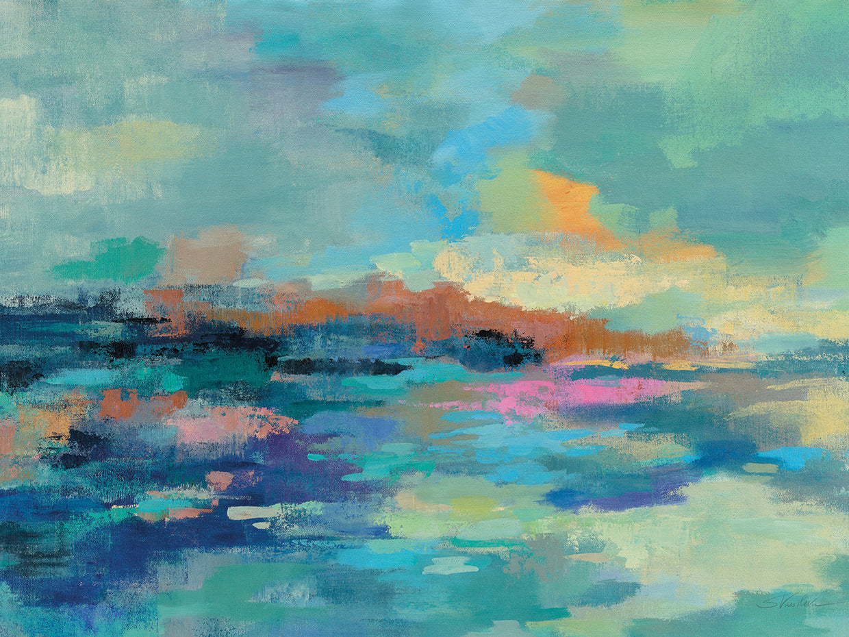 Summer Seaside by Silvia Vassileva art work on canvas or framed canvas prints