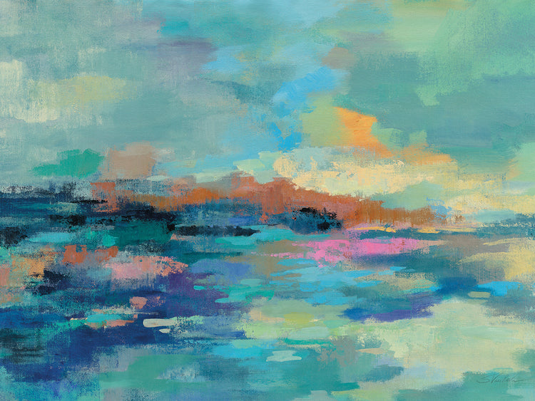 Summer Seaside by Silvia Vassileva art work on canvas or framed canvas prints